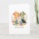 Recherche de crête vœux cartes Crête de hogwares