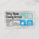 Recherche de services de conciergerie cartes visite Service de nettoyage