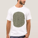 Recherche de illusion géométrique tshirts De