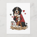 Recherche de illustration de chien cartes postales Pour elle