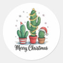 Recherche de cactus drôle autocollants Noël