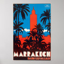 Zoek naar marokkaanse kunst Retro reisposter