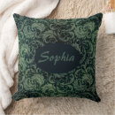 Recherche de damassé vintage coussins Sophistiqué