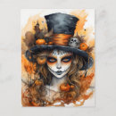 Recherche de visage crâne cartes postales Citrouille
