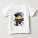 Recherche de coucher du soleil bébé tshirts Toute personne