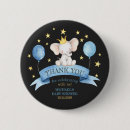 Zoek naar olifanten buttons Zwart