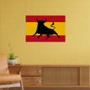 Recherche de taureau taureau posters Drapeau