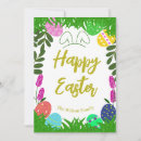 Recherche de oeufs de colorés pâques cartes Lapin