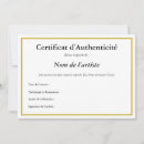 Recherche de certificate invitations Authenticité