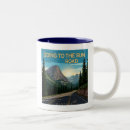 Recherche de paysage montagne tasses Randonneur