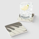 Recherche de instruments clavier de dessous de verres Noir et blanc