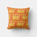Recherche de fleurs stylisées coussins Rouge