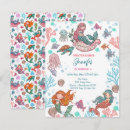 Recherche de sirène mignonne vœux cartes Été