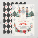 Recherche de rouge et argent invitations Flocons de neige