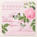 Zoek naar vintage rozen onderzetters Pastel