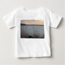 Recherche de coucher du soleil bébé tshirts Orange
