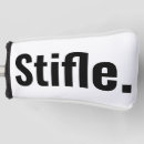 Zoek naar grappig golf accessoires Zwart wit