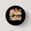 Recherche de love peace badges Costume