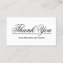 Recherche de gratitude cartes visite Simple