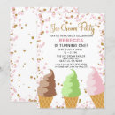 Recherche de cône de glace invitations Anniversaires de enfants