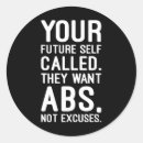 Recherche de abs autocollants Puissance physique