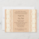 Recherche de burlap and lace invitations Rustic
