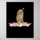Recherche de empreinte de léopard rose posters Floral