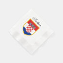 Recherche de drapeau croate serviettes Hrvatska
