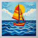 Zoek naar pluizige wolken posters Blauwe lucht