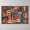 Recherche de letterpress posters Grunge