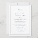 Recherche de bleu mariage invitations Classique