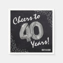 Recherche de anniversaire de 40 ans serviettes Fête du 40e anniversaire
