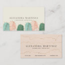 Recherche de paysage vert cartes visite Aquarelle