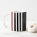 Recherche de rayure verticale tasses Noir