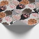 Recherche de pattes de chat papier cadeau Pour elle