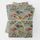 Zoek naar vintage car cadeaupapier Patroon