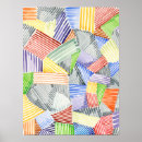 Recherche de motif aquarelle posters Maximalisme