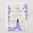 Recherche de pourpres de quinceanera invitations Violet