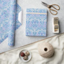 Recherche de motif bleu turquoise papier cadeau Boho