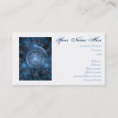 Zoek naar blauwe sterren visitekaartjes Abstract