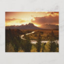 Recherche de teton cartes postales Coucher de soleil
