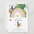 Recherche de premier de babys anniversaire invitations Papillon