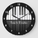 Zoek naar grote piano klokken Zwart wit