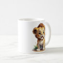 Recherche de lion mignon tasses Jungle