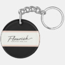 Recherche de flourish porteclés Noir