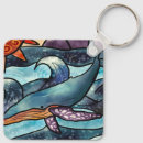 Zoek naar walvis sleutelhangers Blauw