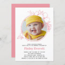 Zoek naar pink floral invitations Foto