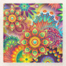 Recherche de mandalas dessous de verres Hippie
