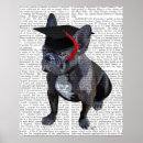 Recherche de french bulldog art Antique