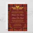 Recherche de motifs tartan invitations Invités